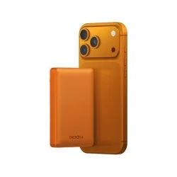 Energea AluPac Ultra Light Aluminum MagSafe 10000mAh Power Bank - Orange